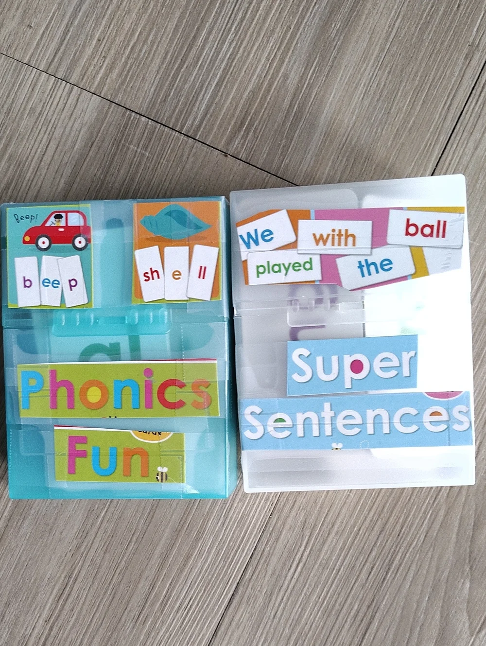 Phonics Fun & Super Sentences Learning Card Sets
